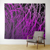 リニア爆発パープル – タペストリー (インサイチュ(横))