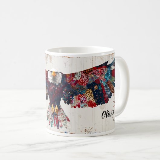 リニューアルされた強さ: Isaiah 40:31パーソナライズされたマグカップ コーヒーマグカップ (正面右)