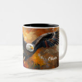 リニューアルされた強さ: Isaiah 40:31パーソナライズされたマグカップ ツートーンマグカップ (正面右)