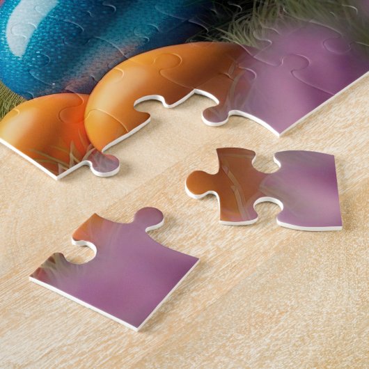 リニューアルと喜びのシンボル「イースターエッグ」 🐣🌸 ジグソーパズル (側面)