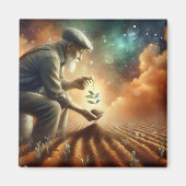 「リニューアルの種」冷蔵庫磁石 マグネット (正面)