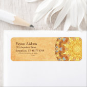 リニューアルマンダラ差出人住所ラベル ラベル (インサイチュ)