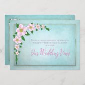 リニューアル結婚の誓いの招待状- Apple Broths 招待状 (正面/裏面)