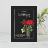 リニューアル結婚ズの誓い招待状レッドローズコレクション 招待状 (スタンド正面)