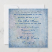 リニューアル結婚ズの誓い招待状 – ソフトブルー/フローラ 招待状 (裏面)