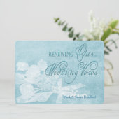 リニューアル結婚ズVows招待状 – ブルーエレガンス 招待状 (スタンド正面)