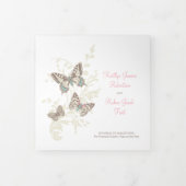 リニューアル結婚プログラムpink brown chairs 三つ折りプログラム (カバー)