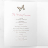 リニューアル結婚プログラムpink brown chairs 三つ折りプログラム (内部最初)