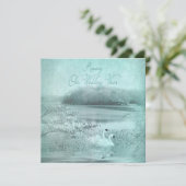 リニューアル誓い招待状 – 風光明媚な白鳥/湖 招待状 (スタンド正面)