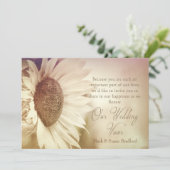 リニューアルVows招待状 – ひまわり – ソフト効果 招待状 (スタンド正面)