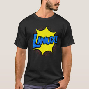リヌ IT システムエンジニア オタク ギーク レトロ コミック Tシャツ