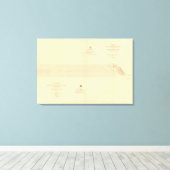 リネアディヴィソリアエントレメキシコ1 キャンバスプリント (インサイチュ (ウッドフロア))