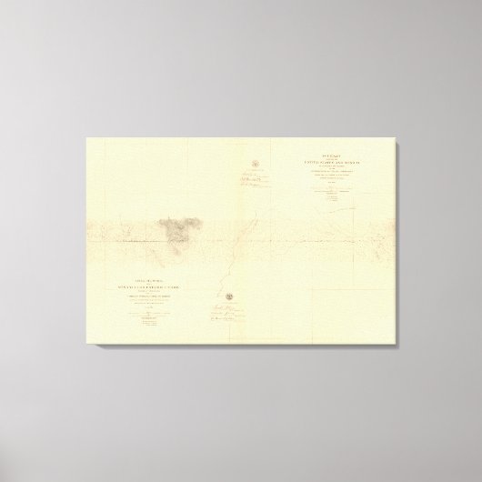 リネアディヴィソリアエントレメキシコ7 キャンバスプリント (正面)