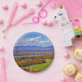 リネクリフブリッジイン秋 ペーパープレート (パーティー)