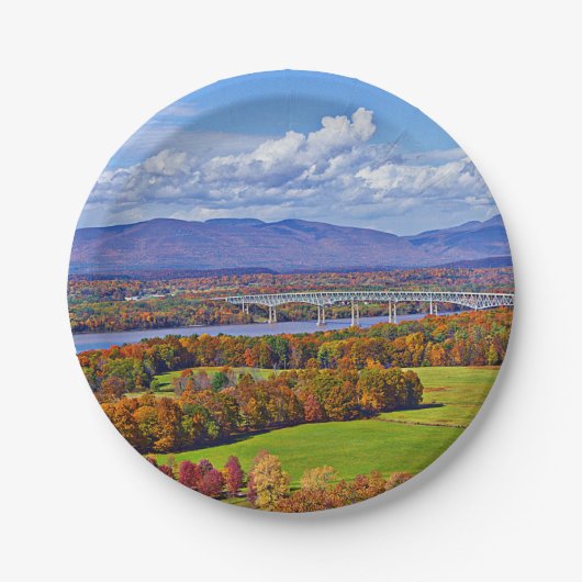 リネクリフブリッジイン秋 ペーパープレート (正面)