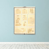 リネビル、ダービー、グライド、エイムズ、コンウェイ キャンバスプリント (インサイチュ (ウッドフロア))