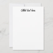 リネマおもしろいン時給招待状カード 招待状 (裏面)