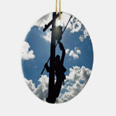 リネマンを錆びた セラミックオーナメント (右)