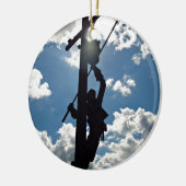 リネマンを錆びた セラミックオーナメント (左)