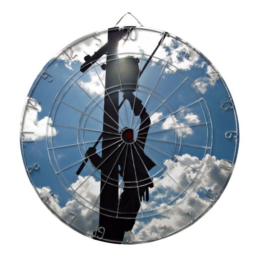 リネマンを錆びた ダーツボード (正面)