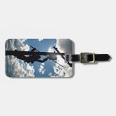 リネマンを錆びた ラゲッジタグ (正面横)