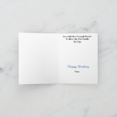 リネマン誕生日カード(ポールにお誕生日ケーキ付き) カード (内部)