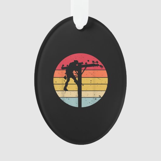 リネマン電気技師ギフト オーナメント (正面)