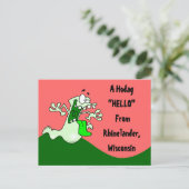 リネランカラフルダーWIホダグハローハガキ ポストカード (スタンド正面)