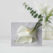 リネンの招待状にコルラリリー 招待状 (スタンド正面)