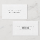 リネンオリジナルクリーンプロフェッショナルユニーク 名刺 (正面/裏面)