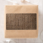 リネンサック背景、ヴィンテージスタイル2 ラベル (インサイチュ)