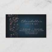 リネンサロンスパフローラ名刺デニムタウエ 名刺 (裏面)