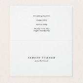 リネントレンディーミニマルプロフェッショナル 名刺 (外部フラット)