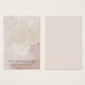 リネンフェイクインク水カラーイヤリング表示カード (正面&裏面)