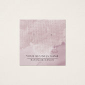 リネンフェイクインク水カラーイヤリング表示カード (正面)