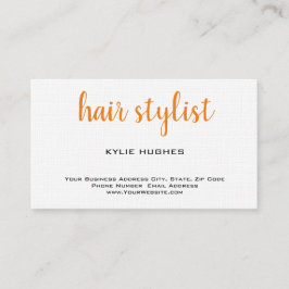 リネンフェミニン美容師プロフェッショナル 名刺