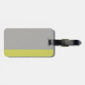 リネンプレイングレーミニマモダンリストプロフェッショナル ラゲッジタグ (裏面横)