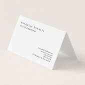 リネンプレクラシカルインプロフェッショナル 名刺 (正面)