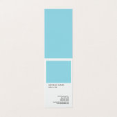 リネンプロフェッショナル独占的スペシャルブルーホワイト 名刺 (外部フラット)