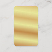 リネンプロフェッショナル独占的特殊金ゴールド色 名刺 (裏面)