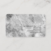 リネンプロフェッショナル美容師メイクアップアーティスト 名刺 (裏面)