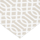 リネンベージュトレリス ショートテーブルランナー (コーナー)