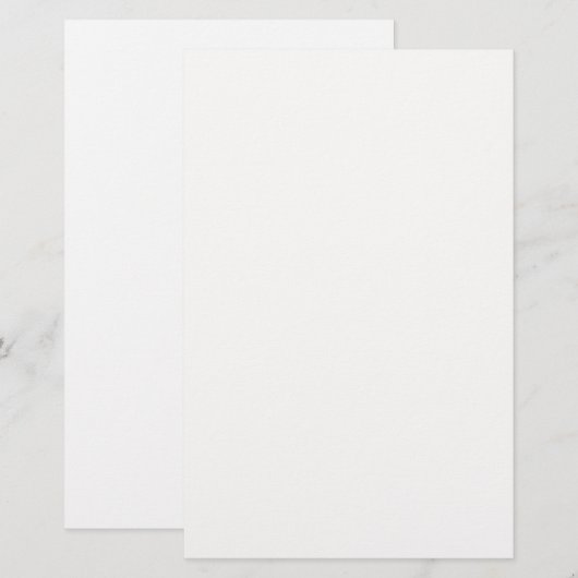 リネンホワイト 便箋 (正面/裏面)