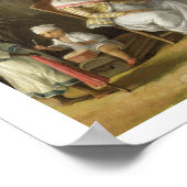 リネンマーケット、ローズー、ドミニカ、c.1780 (缶の油) ポスター (角)
