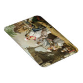 リネンマーケット、ローズー、ドミニカ、c.1780 (缶の油) マグネット (右側)