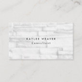 リネンミニマリストウォールブリックプロフェッショナル 名刺 (正面)