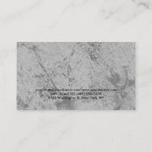 リネンモダンパーソナルトレーナーフィットネススポーツ 名刺 (裏面)