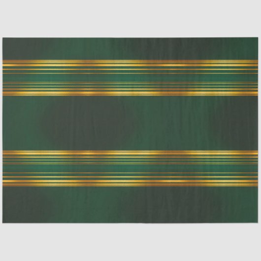 リネンラグジュアリートレンディーグリーン金ゴールドテクスチャコレクション 薄葉紙 (正面)