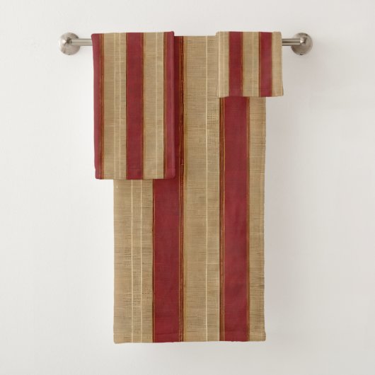 リネンラグジュアリートレンディーブルゴーニュ金ゴールドコレクション バスタオルセット (インサイチュ)