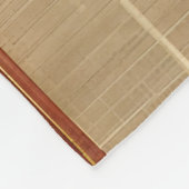 リネンラグジュアリートレンディーブルゴーニュ金ゴールドコレクション フリースブランケット (角)